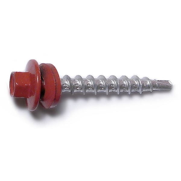 Buildright Self-Drilling Screw, #10 x 1-1/2 in, Painted Steel Hex Head Hex Drive, 2000 PK 09591 - main